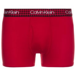 Bokserki Calvin Klein Underwear 000NB1992A. Czerwone bokserki męskie Calvin Klein Underwear, bez wzorów, z elastanu. W wyprzedaży za 99,00 zł.