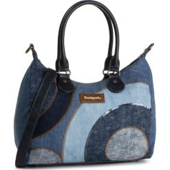 Torebka DESIGUAL - 19WAXD08 5006. Niebieskie torebki klasyczne damskie Desigual, bez wzorów, z materiału, klasyczne, bez dodatków. Za 299,00 zł.