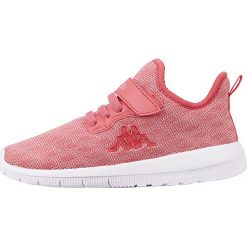 Sneakersy "Gizeh K" w kolorze jasnoróżowym. Różowe trampki dziewczęce Kappa, bez wzorów, z gumy, bez zapięcia. W wyprzedaży za 82,95 zł.