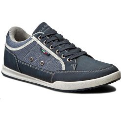 Sneakersy GINO LANETTI - MP07-15104-02 Granatowy. Niebieskie sneakersy męskie marki Gino Lanetti, na co dzień, bez wzorów, ze skóry ekologicznej, eleganckie, bez zapięcia. Za 119,99 zł.