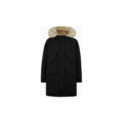 Kurtki ocieplane Calvin Klein Jeans J20J212083 DOWN PARKA. Czarne kurtki damskie Calvin Klein Jeans, s, bez wzorów, z jeansu, bez kaptura. Za 1018,29 zł.