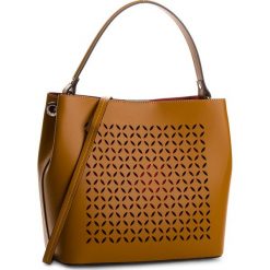 Torebka CREOLE - K10469 Koniak. Brązowe torebki klasyczne damskie marki Creole, ze skóry, duże. W wyprzedaży za 279,00 zł.