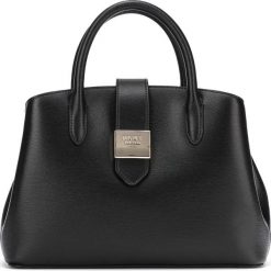 DKNY Lyla Torebka Czarny. Czarne torebki klasyczne damskie DKNY, w paski, z materiału. Za 1291,95 zł.