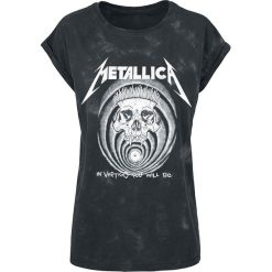 Metallica Vertigo Koszulka damska szary/jasnoszary. Szare bluzki z odkrytymi ramionami marki Metallica, l, z nadrukiem, z okrągłym kołnierzem. Za 99,90 zł.