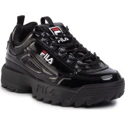 Sneakersy FILA - Disruptor P Low 1010746.12V Black/Black. Czarne półbuty damskie Fila, ze skóry ekologicznej. W wyprzedaży za 349,00 zł.