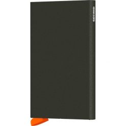 Secrid - Portfel. Pomarańczowe portfele damskie Secrid, bez wzorów, z materiału. Za 139,90 zł.