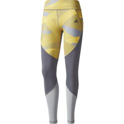 Spodnie sportowe damskie: Adidas Spodnie ULT C&S PR LNG szaro-żółte r. M (BR6772)