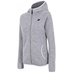 Bluzy rozpinane damskie: BLUZA 4F DAMSKA SZARA H4Z17 PLD002 1951