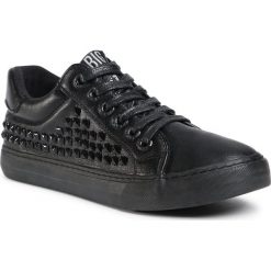Tenisówki BIG STAR - GG274157 Black. Czarne półbuty damskie BIG STAR, na co dzień, z aplikacjami, z gumy, retro, bez obcasa, na płaskiej podeszwie, bez zapięcia. Za 149,00 zł.