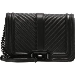 Torebki klasyczne damskie: Rebecca Minkoff CHEVRON QUILTED LOVE CRO Torba na ramię black