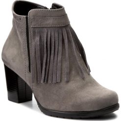 Botki SERGIO BARDI - Leonida FW127253317PL 109. Szare buty zimowe damskie marki Sergio Bardi, ze skóry, na obcasie. W wyprzedaży za 209,00 zł.