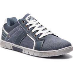Sneakersy LANETTI - MP40-6901J Navy. Niebieskie sneakersy męskie Lanetti, na co dzień, bez wzorów, ze skóry ekologicznej, bez zapięcia. Za 119,99 zł.