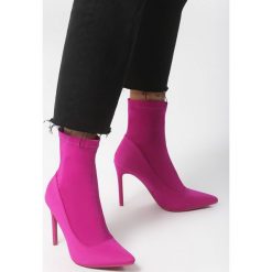 Fioletowe Botki Really Sensual. Fioletowe botki damskie Born2be, bez obcasa, na obcasie, bez zapięcia. W wyprzedaży za 124,99 zł.