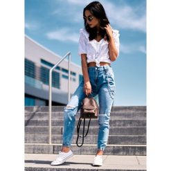 Spodnie Balance Jeans Blue XS. Czarne spodnie damskie LIGARI JEANS, s, z elastanu. Za 129,00 zł.