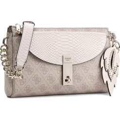 Torebka GUESS - Nissana (SP) HWSP67 86140 STO. Brązowe listonoszki damskie marki Guess, z aplikacjami. W wyprzedaży za 289,00 zł.