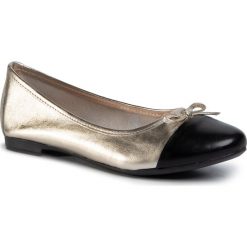 Baleriny LASOCKI - OCE-KARA-02 Golden. Żółte baleriny damskie Lasocki, bez wzorów, ze skóry, bez obcasa, bez zapięcia. Za 129,99 zł.