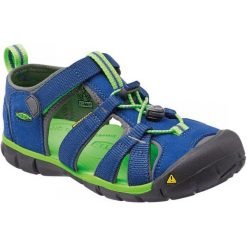 Keen Sandały Sportowe Dziecięce Seacamp Ii Cnx Jr True Blue/Jasmine Green Us 7 (39 Eu). Niebieskie sandały dziewczęce Keen, bez zapięcia. W wyprzedaży za 229,00 zł.