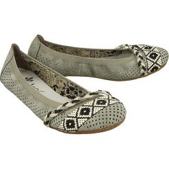 RIEKER 41468-41 grey, czółenka, baleriny damskie. Szare baleriny damskie Rieker, bez wzorów, bez obcasa. Za 199,90 zł.