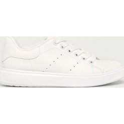 Answear - Buty. Białe buty sportowe damskie ANSWEAR, bez wzorów, z gumy, sportowe. W wyprzedaży za 59,90 zł.