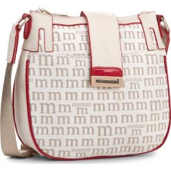 Torebka MONNARI - BAG3210-015 Beige With White. Brązowe listonoszki damskie marki Monnari, z materiału. W wyprzedaży za 109,00 zł.