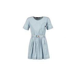 Sukienki krótkie Love Moschino ASTERACE. Niebieskie sukienki mini marki Love Moschino, z krótkim rękawem. Za 951,20 zł.