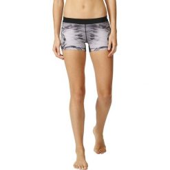 Spodenki sportowe męskie: Adidas Spodenki Techfit Short Tight 3 inch WOW Print szary r. M (S94474)
