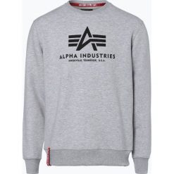 Bluzy męskie: Alpha Industries – Męska bluza nierozpinana, szary