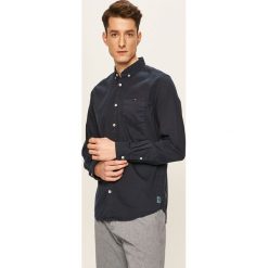 Tom Tailor Denim - Koszula. Niebieskie koszule męskie TOM TAILOR DENIM, s, bez wzorów, z bawełny, casualowe, button down, z długim rękawem. W wyprzedaży za 89,90 zł.