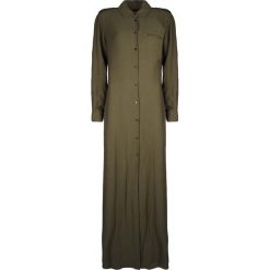 Pinko Sukienka "Alissa". Sukienki damskie Pinko, na co dzień, bez wzorów, z tkaniny, z koszulowym kołnierzykiem, bez rękawów, proste. Za 399,00 zł.