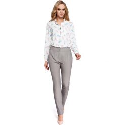 Eleganckie Szare Spodnie Cygaretki. Szare spodnie damskie Molly.pl, s. Za 139,90 zł.