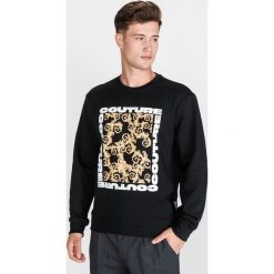 Versace Jeans Couture Bluza Czarny. Czarne bluzy męskie Versace Jeans Couture, xl, z nadrukiem, z bawełny, bez kołnierzyka, bez rękawów, bez kaptura. Za 826,95 zł.