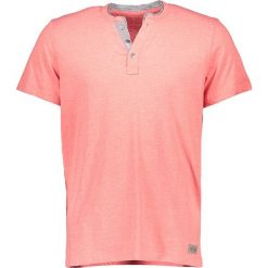 T-shirty męskie: Koszulka „Henley” w kolorze koralowym