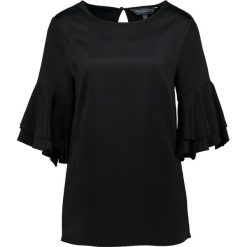 Bluzki asymetryczne: Dorothy Perkins Tall RUFFLE Bluzka black
