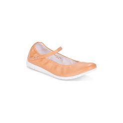 Baleriny Kickers BELINA. Pomarańczowe baleriny damskie Kickers, bez wzorów, bez obcasa. W wyprzedaży za 179,40 zł.