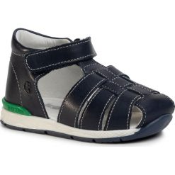 Sandały NATURINO - Falcotto By Naturino 0011500862.01.0C02 Navy. Niebieskie sandały chłopięce Naturino, ze skóry, bez zapięcia. Za 329,00 zł.