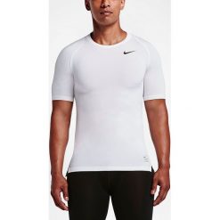 Nike Koszulka męska NP Top Compression SS biała r. L (703094 100). Białe t-shirty męskie Nike, m. Za 79,00 zł.