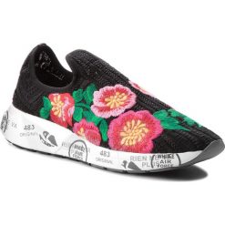 Sneakersy PREMIATA - Janei 2986 Czarny Kolorowy. Czarne półbuty damskie Premiata, ze skóry. W wyprzedaży za 629,00 zł.
