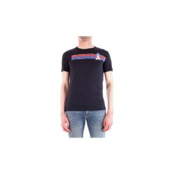 T-shirty z krótkim rękawem Patrizia Pepe 5M1222/A4XY. Niebieskie t-shirty męskie Patrizia Pepe, s, bez wzorów, bez kołnierzyka, krótkie. Za 322,33 zł.