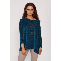 Sweter w kolorze zielononiebieskim. Niebieskie bez kategorii marki Dioxide, s, z okrągłym kołnierzem. W wyprzedaży za 109,95 zł.