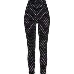 Legginsy w kropki bonprix czarno-biały w kropki. Czarne legginsy damskie bonprix, bez wzorów. Za 54,99 zł.