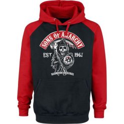 Sons Of Anarchy Redwood Original Bluza z kapturem czarny/czerwony. Czerwone bluzy męskie marki Sons Of Anarchy, l, z kapturem. Za 164,90 zł.