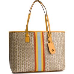 Torebka TORY BURCH - Gemini Link Convas Tote 53303 Daylily Gemini Link 783. Żółte torebki klasyczne damskie Tory Burch, bez wzorów, ze skóry, klasyczne, na ramię, bez dodatków. Za 1139,00 zł.