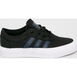 Adidas Performance - Buty dziecięce Adi-Ease. Czarne trampki chłopięce adidas Performance, bez wzorów, z gumy, sportowe, z okrągłym noskiem, na sznurówki. W wyprzedaży za 129,90 zł.