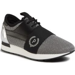 Sneakersy POLLINI - SA15063G0AT1200A Rate/Vit.Ner/Pu Sil. Szare półbuty damskie Pollini, na co dzień, bez wzorów, ze skóry ekologicznej, bez obcasa, bez zapięcia. W wyprzedaży za 519,00 zł.