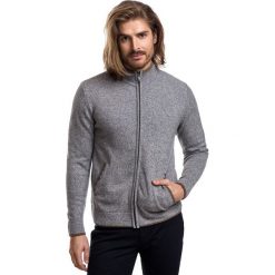Sweter TOMASSO SWPR000124. Szare swetry męskie Giacomo Conti, m, bez wzorów, z wełny, klasyczne, z klasycznym kołnierzykiem, bez kaptura. Za 229,00 zł.