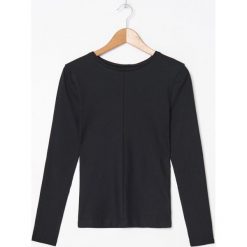 Bluzka basic z organicznej bawełny -. Bluzki damskie House, s, bez wzorów, z bawełny, bez kołnierzyka, bez rękawów. Za 39,99 zł.