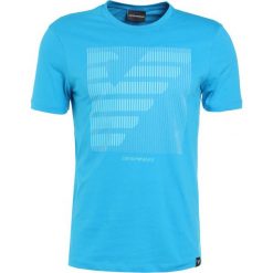 Emporio Armani LOGO Tshirt z nadrukiem blu gioiello. Szare koszulki polo marki Emporio Armani, l, z bawełny, z kapturem. Za 359,00 zł.
