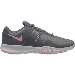 Nike buty treningowe damskie City Trainer 2 Women'S Training Shoe/Cool Grey/Oracle Pink-Wolf Grey 38,5. Szare buty sportowe damskie Nike, bez wzorów, sportowe, na fitness i siłownię. W wyprzedaży za 219,00 zł.