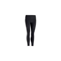 Legginsy do jogi YOGA 7/8 damskie. Czarne legginsy damskie DOMYOS, xl, z elastanu. Za 64,99 zł.