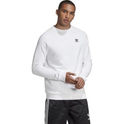 BLUZA ADIDAS ORIGINALS ESSENTIALS (XXL). Żółte bluzy męskie Adidas, xxl, bez wzorów, z bawełny, klasyczne, bez kołnierzyka, bez rękawów, bez kaptura. W wyprzedaży za 139,00 zł.